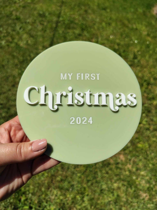 Christmas milestone disc