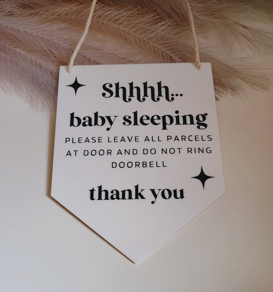 Baby Sleeping Sign