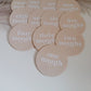 Acrylic Round Milestone Disc
