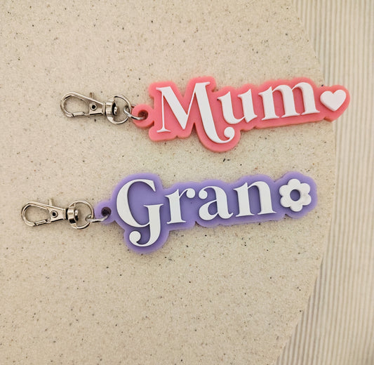 Personalised keyrings