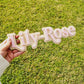 Name Sign, Wooden back - Acrylic Front