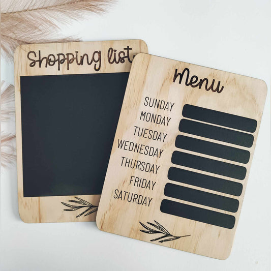 Shopping List & Menu Bundle