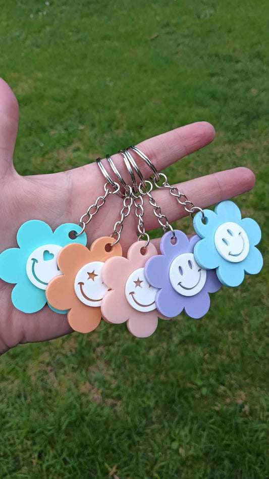 Smiley Face Keychain