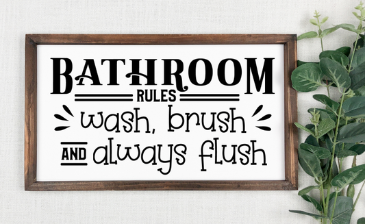 Bathroom Rules