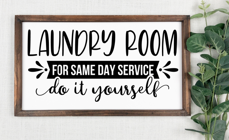 Laundry Sign - Do it yourself