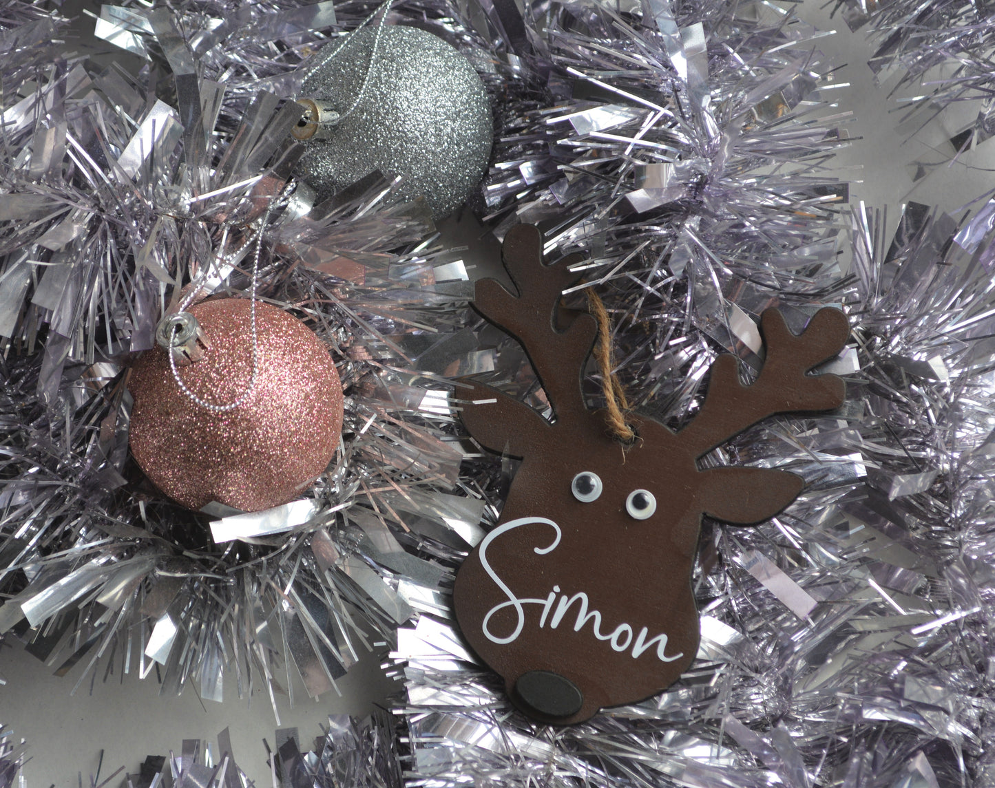 Personalised Reindeer Decoration